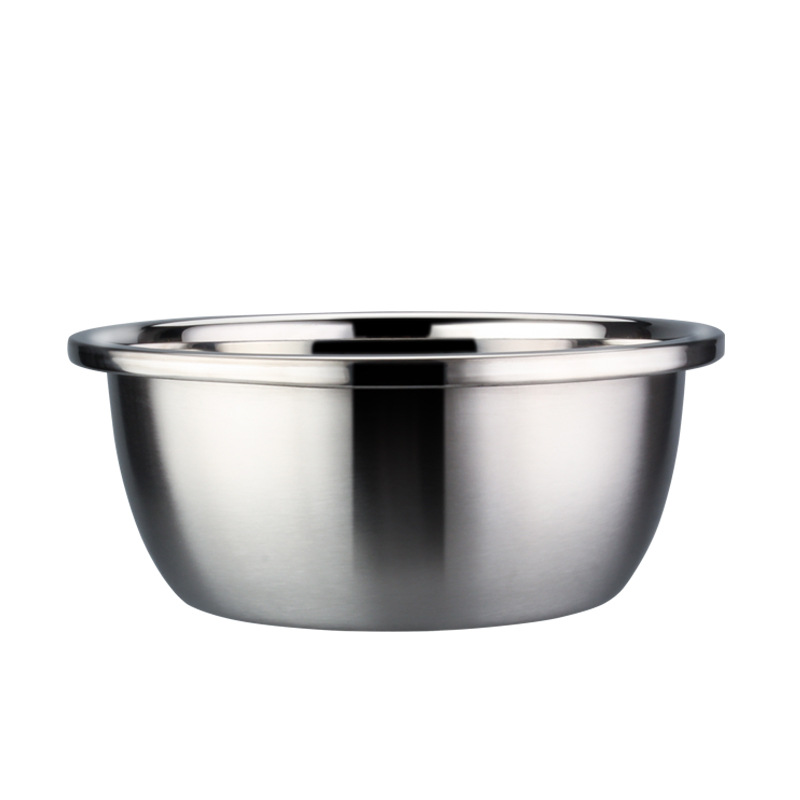 Kitchen Tool Stainless Steel 201/304 Basin Thin Edge Basin Salad Mixting Bowl Solid and Durable